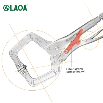 LAOA C Tip Viguros Clește Rotativ piciorușului Presor Viguros Clește Mare-deschidere Multi-funcție Clemă Scândură de prelucrare a Lemnului cu Instrumentul de Reparare