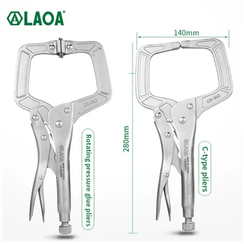 LAOA C Tip Viguros Clește Rotativ piciorușului Presor Viguros Clește Mare-deschidere Multi-funcție Clemă Scândură de prelucrare a Lemnului cu Instrumentul de Reparare