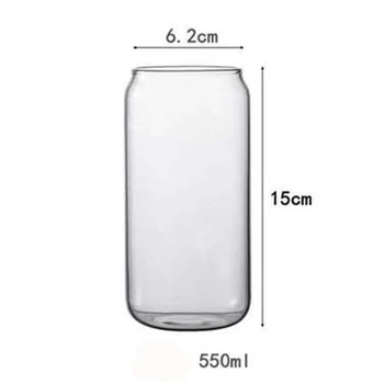 1 buc 380ml/550ml Creative Pot Forma o Cană de Sticlă de Sticlă Borosilicată Apă Lapte, Ceai Suc de Bere, Pahare de Sticlă de Cola Cana Drinkware