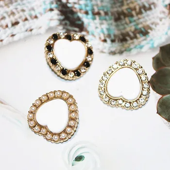 1lot=10buc moda de aur dragoste diamant Spumant butonul haine de Înaltă calitate de metal Diamante butoane de Cusut Manopera accesorii