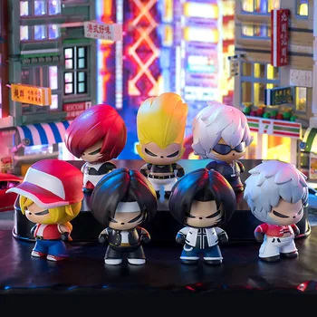 7 Stil Japonez Joc King of Fighters Serie Kawaii Figurine de jucărie Orb Cutie Jucarii de Vinil Papusa Drăguț Aleatorii Figura Anime Băieți Cadou