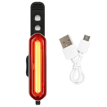 NOUL USB Baterie Biciclete Lumina tija de Șa Biciclete Stopuri Spate LED COB Chip IPX6 Ploaie Impermeabil Accesorii pentru Biciclete