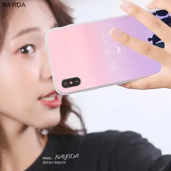 Caz de telefon Pentru Xiaomi Redmi Note 10 9 8 7 6 5 Pro Max 10 9 9M 8T 5G Silicon Moale Capacul BTS Kpop
