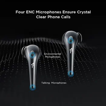1MORE ComfoBuds Tws Adevărat Wireless Bluetooth Casti cu Microfon 4 ENC 13.4 mm Bass Dinamic Pavilioane 3.8 g pentru Android IOS