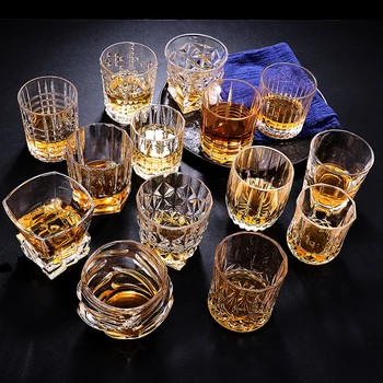 Marca de Vin de Sticlă fără Plumb Rezistentă la Căldură Cristal Transparent Bere, Whisky, Coniac, Vodka Cup Model Multi Drinkware Bar Cadouri
