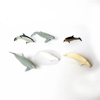 Realist Mini Creaturi Ocean Jucarii Testoasa Rechin, Delfin, Caracatiță Animale Model De Figuri Miniaturale Jucărie Ou De Paște Cadou De Crăciun