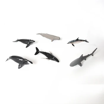 Realist Mini Creaturi Ocean Jucarii Testoasa Rechin, Delfin, Caracatiță Animale Model De Figuri Miniaturale Jucărie Ou De Paște Cadou De Crăciun