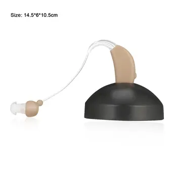 Portabil Mini aparat auditiv Reincarcabil Sunet Amplificator de Voce În Spatele Urechii Pentru persoanele În Vârstă Surditate auditiv UE/SUA Plug