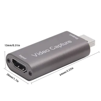 NOUL Mini 4K Card de Captura Video 1080P HDMI-Compatibil cu USB Înregistrare Joc Cutie Joc PS4 camera Video Înregistrare Live Streaming