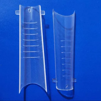 60pcs/sac Dual Forme Pentru Poli UV Gel Construi Decoratiuni de Arta Unghiilor franceză Lung Acoperi Complet Fals Sfaturi Rapide Clădire Mucegai