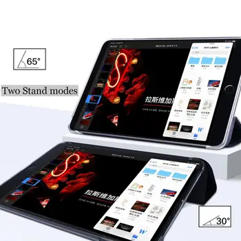 Tableta caz pentru Samsung Galaxy Tab S6 Lite 10.4 2020 somn Inteligent trezi din Piele Tri-fold manșon de protecție Acoperă pentru SM-P610 P615