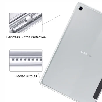 Tableta caz pentru Samsung Galaxy Tab S6 Lite 10.4 2020 somn Inteligent trezi din Piele Tri-fold manșon de protecție Acoperă pentru SM-P610 P615