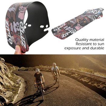 1buc ZTTO Drum de Munte Biciclete Fender Bicicleta Fata-Spate Apărătoare de noroi Ciclism Rainplate 26.5 cm PP5 Material Accesorii pentru Biciclete