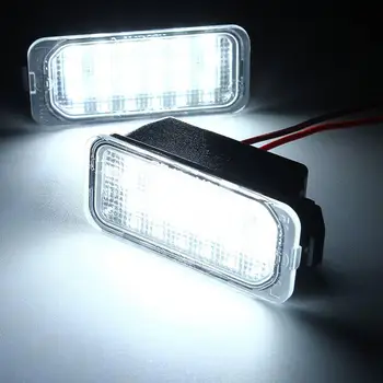1 Pereche de Eroare LED fără Numărul de Înmatriculare Lumini Pentru F Ford FOCUS MK II FIESTA MK VII MONDEO MK IV KUGA, S-MAX 2008-2019 Masina Ac