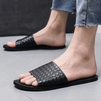 ALCUBIEREE Brand pentru Bărbați Sandale Ușoare, de Vară Respirabil Plaja Pantofi Barbati Casual Diapozitive Papuci de Modă în aer liber Sandale Plate