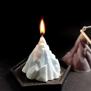 3D Iceberg Lumânare Mucegai Pentru DIY Lumânare a Face Săpun Mucegai Aroma DIY Silicon Mucegai Crăciun Decorative, Matrite