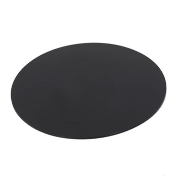 Negru 3mm Acrilic din Plastic Placă Circulară de Tăiere cu Laser Oglindă Rotundă