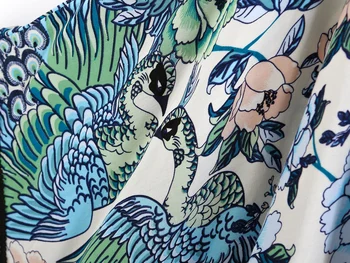 Boho Print Floral Supradimensionat Acoperă-Up-Uri Ciucuri Păun Imprimare Halate De Animale Kimono-Uri Casual Femei Cardigan Boem Blusas