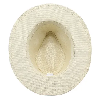 Vara Pălării Panama Pălărie jazz Pălării de Soare pentru Femei de Plaja Pălărie de Paie pentru Bărbați UV Capac de Protecție chapeau femme