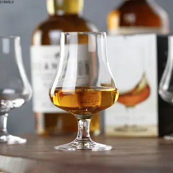 Whisky copita este Nasul de Sticlă Cristal Whisky Cupa ISO Pahar de Coniac Snifters Degustător de Vinuri Somelier Degustare Cupa