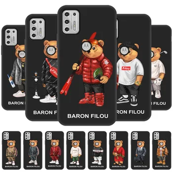 Baronul Filou Caz Silicon Pentru Motorola Moto G Joc De Putere Stylus 2021 Cazuri Acoperă Moto G9 Plus Edge S G30 G10 E7 Joc De Putere Capa
