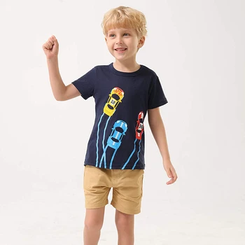 HH Copii T shirt 2021 Vara Noi Desene animate Baieti tricouri baietel T-shirt Îmbrăcăminte pentru Copii Confort Bumbac Copii Haine Pentru Adolescenti
