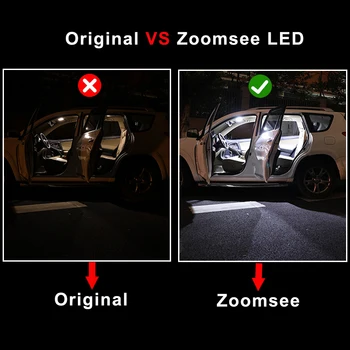 Zoomsee 13Pcs Interior cu LED-uri Pentru Hyundai Grand Santa Fe XL 2013 până în 2016 Canbus Vehicul Bec Dome de Interior Lumina de Citit Car Kit