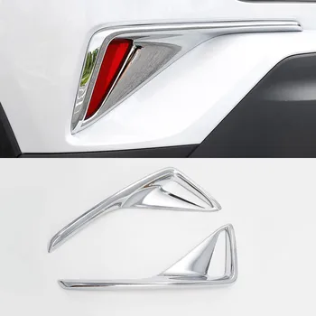 Pentru Toyota C-HR CHR accesorii cromate de Ceață Spate Lumina de Acoperire cadru Ornamente ABS Crom Styling Exterior decor 2017-2019