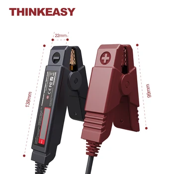 THINKCAR Thinkeasy Baterie Test Clip Auto Tester Baterie Încărcător Wireless Analizor 11-16V Tensiune a Bateriei de Testare Instrument de Diagnosticare