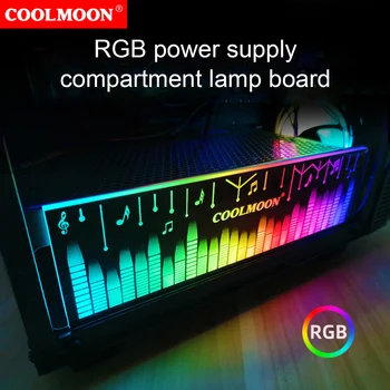 COOLMOON placa Grafica Suport Lumina Alternativ Durabil Acrilice 12 culori LED Suport GPU pentru Calculator