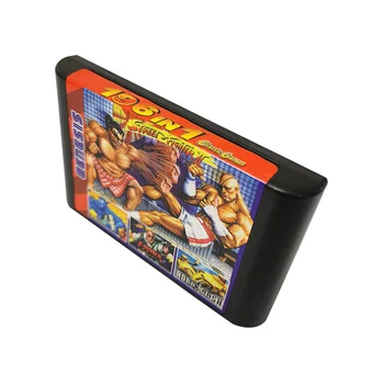 196 din 1 Cartuș Joc de 16 Biți MD Carte de Joc pentru Sega Mega Drive pentru S-e-g-o Geneis 9 jocuri pot Economisi Bateria