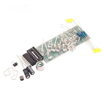 Voce-activat LED Apă Kit de Lumina CD4017 Felinarul de Control Electronic Distracție de Producție DIY Instruire Piese