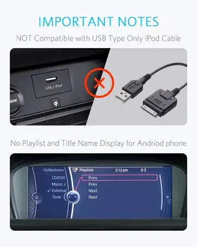 Bluetooth Wireless adaptor wirless pentru B. M. W Infiniti Niss.un iPod sistem de integrare pentru streaming de Muzică iPhone