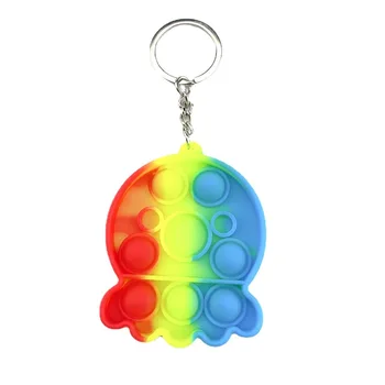 Noul Mini Push Pop Bule Senzoriale Jucărie Autism are Nevoie de Squishy Eliberare de Stres Jucării Copil Adult Amuzant Anti-stres Pop Frământa Breloc