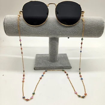 Ochi Ochelari de vedere cu Margele Lanț pentru Femei pline de culoare deochi Colier ochelari de Soare Curea Cablu Masca Șnur