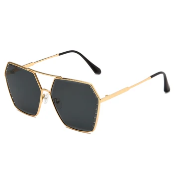 Noua Moda ochelari de Soare pentru Femei Design de Lux Femei de Metal Pătrat ochelari de Soare UV400 Shades Ochelari de oculos de sol