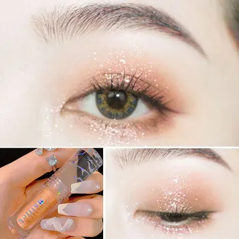 Metalice Diamond Eye Shadow Paletă Perlate rezistent la apa Lichid Fard de pleoape cu Sclipici, Fard de pleoape Shimmer Eye Frumusete Machiaj TSLM1