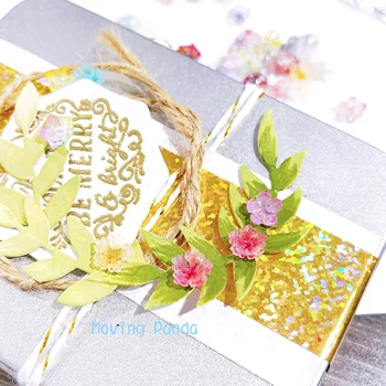30pcs Handmade Flori de Primavara Card de Decor Papercraft Accesorii Metalice Moare de Tăiere și Timbre Scrapbooking Relief Decor