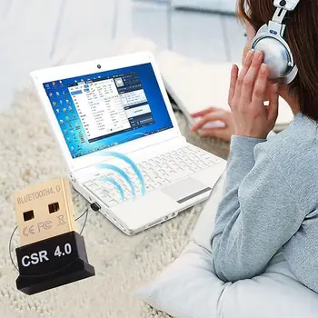 4.0 Bluetooth Adaptor Wireless Usb Adaptor Bluetooth Audio Receiver CSR4.0 Printer Date Dongle-Receptor pentru Calculator PC, Laptop-uri