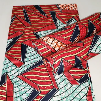 Nigerian Material Ceara Brode Bumbac African Ankara Capota Întinde de la Ankara de Imprimare Tesatura pentru Rochie de Cusut
