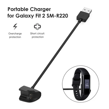 La modă Cablu de Încărcare Bratara Cablu de Alimentare Leagănul Sârmă Cadran Ceas Cadou pentru Samsung Galaxy Fit 2 SM-mărcile de oțel r220