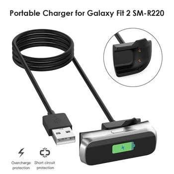La modă Cablu de Încărcare Bratara Cablu de Alimentare Leagănul Sârmă Cadran Ceas Cadou pentru Samsung Galaxy Fit 2 SM-mărcile de oțel r220