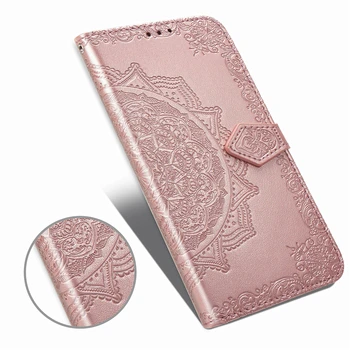 Mi Poco X3 NFC Caz din Piele de Lux, Floral Fluture Flip Cover Portofel pentru Xiaomi Mi Poco M3 Card Suport stativ Punga de Protecție