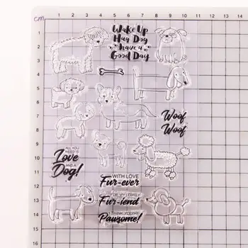 Oi Silicon Clar Sigiliul Timbru DIY Scrapbooking Relief Album Foto Carte de Hârtie Decorative