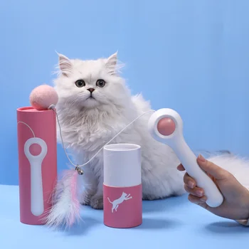 Hoopet Animal de casă Pisică Jucărie Teaser de mai Multe Culori de Pene de Pasăre Bunuri Jucării pentru Pisici Pisica Catcher Teaser Stick Jucării Pisica Consumabile