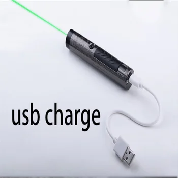 Wolfram Aliaj Turbo Bricheta USB Militare Laser Verde Puntero Bricheta Laser Pointer Stilou Electronic Creative Bricheta