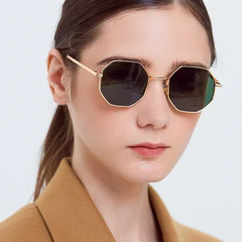 Vintage ochelari de Soare Femei Rotund Ochelari de Soare pentru Barbati Cmaos Europene de Moda Unisex Uv400 Umbra Ochelari Doamnelor de Conducere Oculos