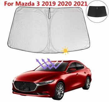 Auto Parasolar Parbriz parasolar Auto Fața Ferestrei parasolar Parbriz Auto Parasolar Capac Pentru Mazda 3 2019 2020 2021 Accesorii