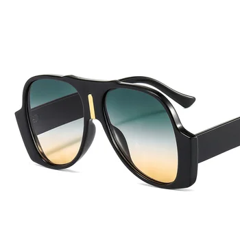 Unic Pătrat ochelari de Soare Barbati Femei New Vintage Nuante de Brand Negru Oculos Mare Lux Ochelari de Soare UV400 Supradimensionat Ochelari de sex Feminin