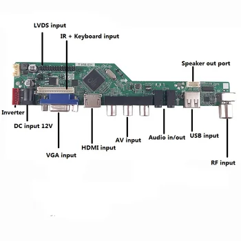 Kit Pentru LTN141W3-L01-J/L01 Monitor USB de pe Placa de control de la Distanță 1280x800 AV TV Display Audio compatibil HDMI VGA Panoul de 14.1